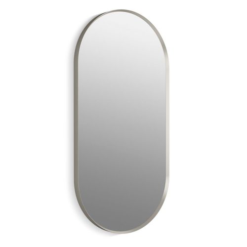 Main product image of Essential 20" x 40" Capsule Framed Mirror, Brushed Nickel, K-26051-BNL