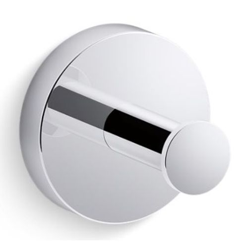Main product image of Elate Robe Hook (Polished Chrome), K-27290-CP