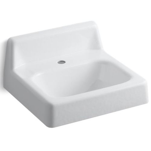Main product image of Hudson 19" 1-Hole Wall-Mount Bathroom Sink (White), K-2805-0