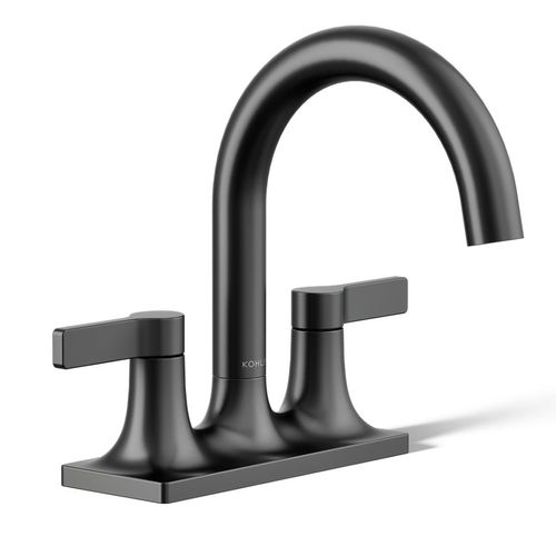 Main product image of Venza Two Handle Centerset Lav Faucet (Matte Black), K-28124-4-BL