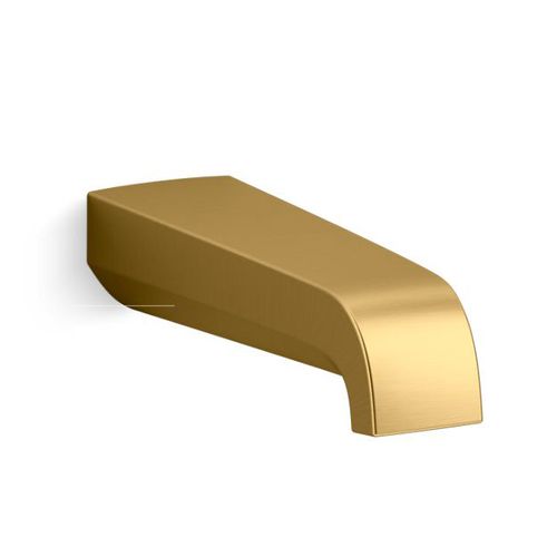 Main product image of Pitch Wall Mount Tub Spout, Non-Diverter (Moderne Brass), K-30105-2MB