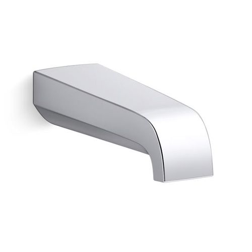 Main product image of Pitch Wall Mount Tub Spout, Non-Diverter (Polished Chrome), K-30105-CP