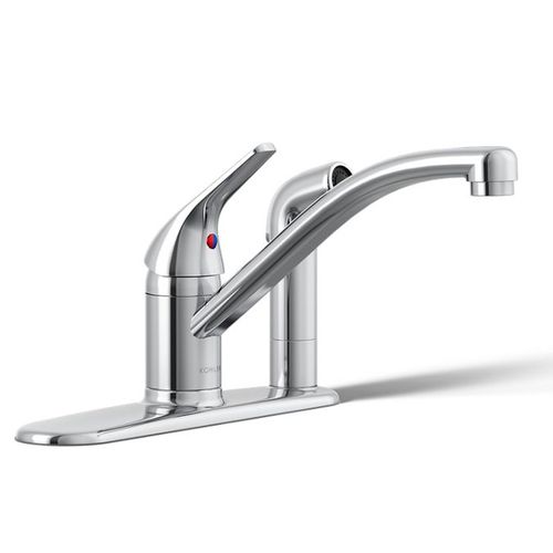 Main product image of Jolt 1-Handle Swing Spout Kitchen Faucet with Integrated Spray (Polished Chrome), K-30615-CP