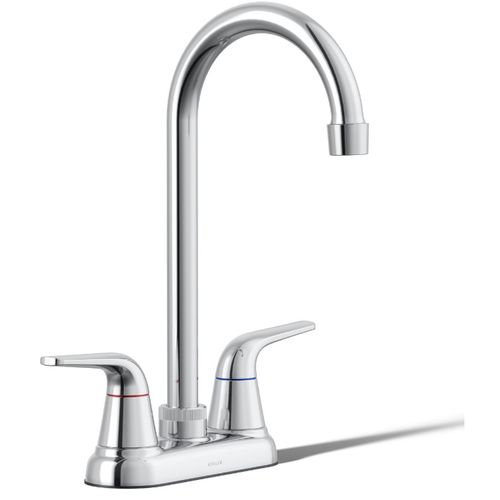 Main product image of Jolt 2-Handle Gooseneck Spout Bar Faucet (Polished Chrome), K-30617-CP