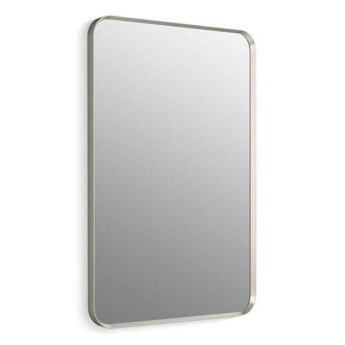 Main product image of Essential 24" x 36" Rectangular Framed Mirror, Brushed Nickel, K-31364-BNL