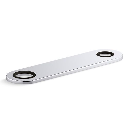 Main product image of 8" Two-Hole Escutcheon Plate for Insight and Kinesis Lav Faucets and Soap Dispensers (Round), K-38168-CP