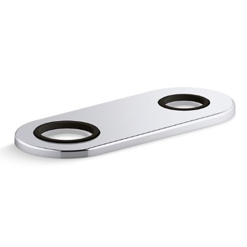 Main product image of 4" Two-Hole Escutcheon Plate for Insight and Kinesis Lav Faucets and Soap Dispensers (Round), K-38169-CP