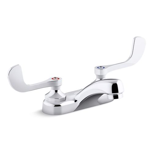 Main product image of Triton Bowe 4" Centerset Bathroom Sink Faucet with Wristblade Handles, Laminar Flow, 1.0 GPM, K-400T20-5AKL-CP