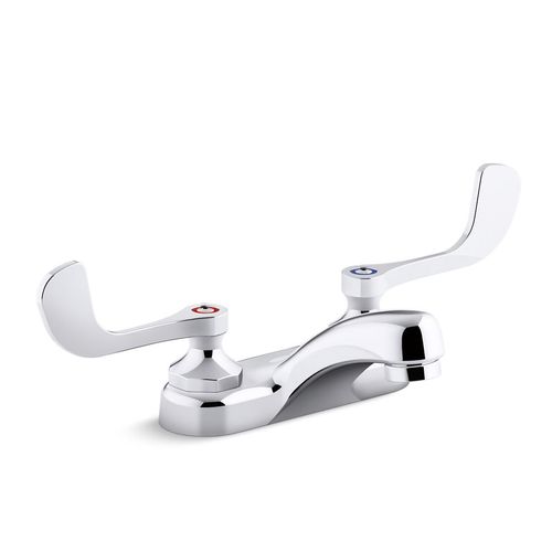 Main product image of Triton Bowe 4" Centerset Bathroom Sink Faucet with Wristblade Handles, Laminar Flow, 0.5 GPM, K-400T20-5ANL-CP