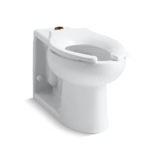 Main product image of Anglesey 1.6 gpf Floor-Mount Top Spud Flushometer Bowl (White), K-4386-0