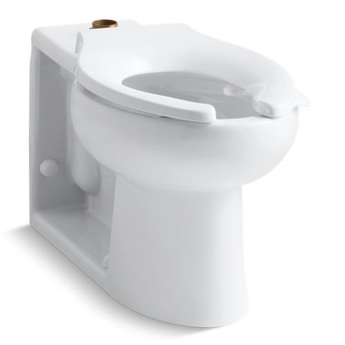 Main product image of Anglesey 1.6 gpf Floor-Mount Top Spud Flushometer Bowl with Lugs (White), K-4386-L-0