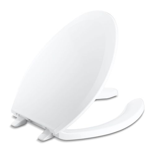 Main product image of Lustra Elongated Toilet Seat with Antimicrobial Agent (White), K-4650-A-0