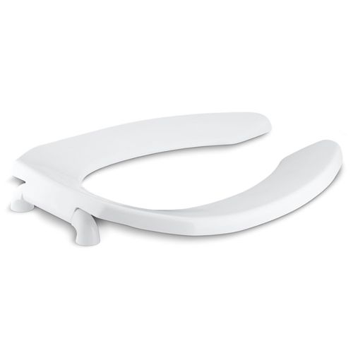 Main product image of Lustra Elongated Toilet Seat with Check Hinge (White), K-4670-C-0