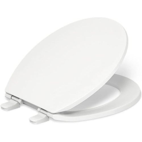 Main product image of Brevia Quick-Release Round Toilet Seat (White), K-4775-0