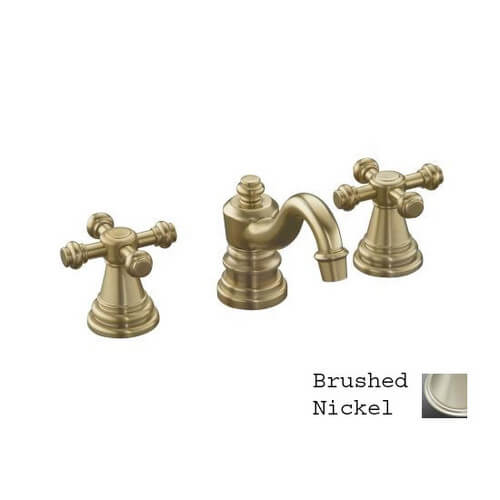 K 6811 3 Bn Kohler K 6811 3 Bn Iv Georges Brass Widespread Lavatory Faucet Cross Handles 8575