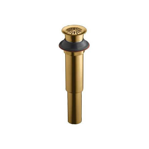 Main product image of Decorative Grid Drain Without Overflow (Vibrant Brushed Bronze), K-7107-BV