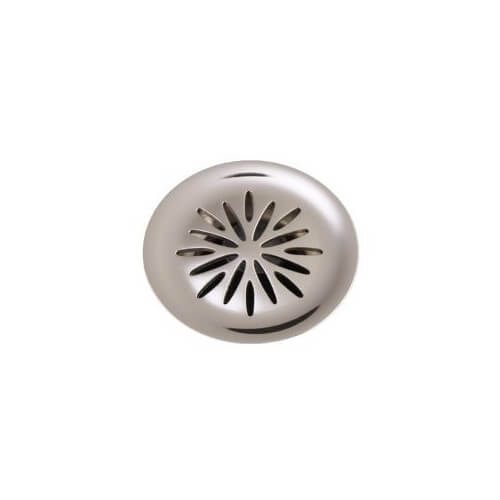 Main product image of Decorative Flower Grid Drain without Overflow (Polished Chrome), K-7107-CP