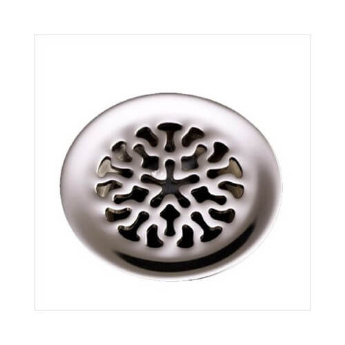 Main product image of Decorative Snowflake Grid Drain without Overflow (Polished Chrome), K-7108-CP