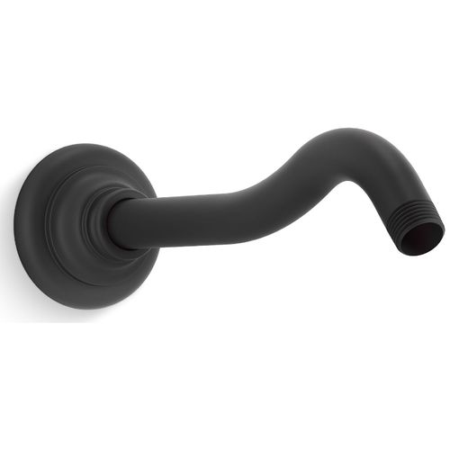 Main product image of Artifacts Shower Arm and Flange (Matte Black), K-72775-BL