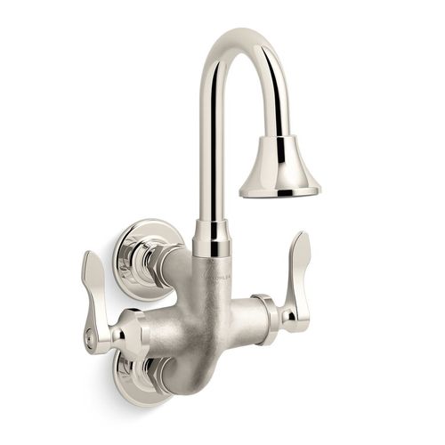 Main product image of Triton Bowe Cannock Wall-Mount Lav Faucet, 1.2 GPM (Bright Nickel), K-730T70-4AJR-SR
