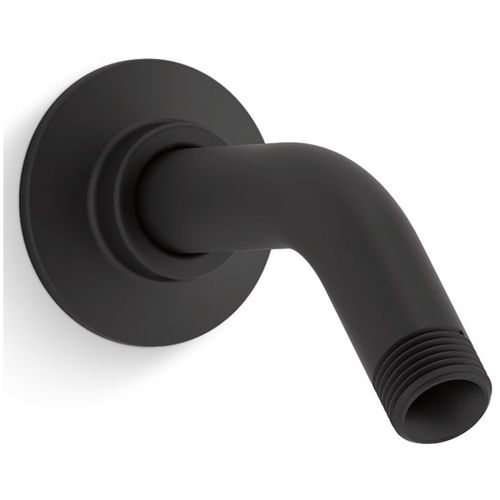 Main product image of 5-3/8" Shower Arm and Flange (Matte Black), K-7395-BL