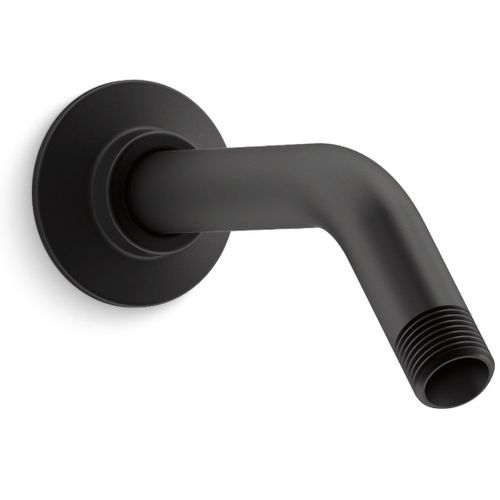 Main product image of 7-1/2" Shower Arm and Flange (Matte Black), K-7397-BL