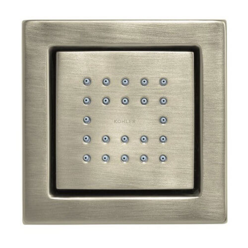 Main product image of WaterTile Square 22-Nozzle Bodyspray - Brushed Nickel