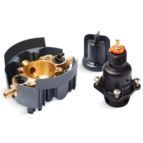 Main product image of Rite-Temp Pressure-Balancing Valve Body and Cartridge Kit w/ Service Stops, PEX Crimp Connections, K-8304-PS-NA
