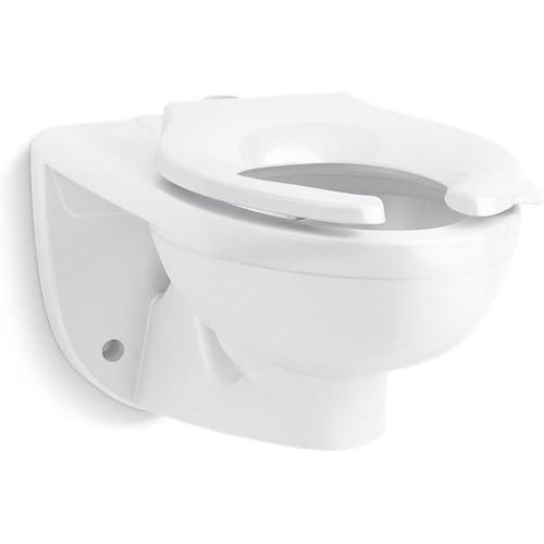 Main product image of Kingston Ultra 1.0/1.1 /1.28/1.6 gpf Top Spud Wall-Mount Flushometer Toilet (White), K-84325-0