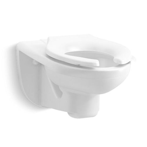 Main product image of Kingston 1.28/1.6 gpf Top Spud Wall-Mount Toilet (White)