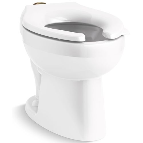 Main product image of Wellcomme Ultra Floor-Mount Top Spud Flushometer Bowl (White), K-96053-0