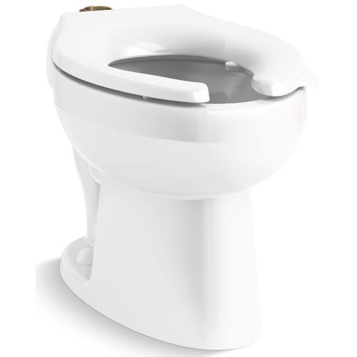 Main product image of Wellcomme Ultra Floor-Mount Top Spud Flushometer Bowl with Lugs (White)