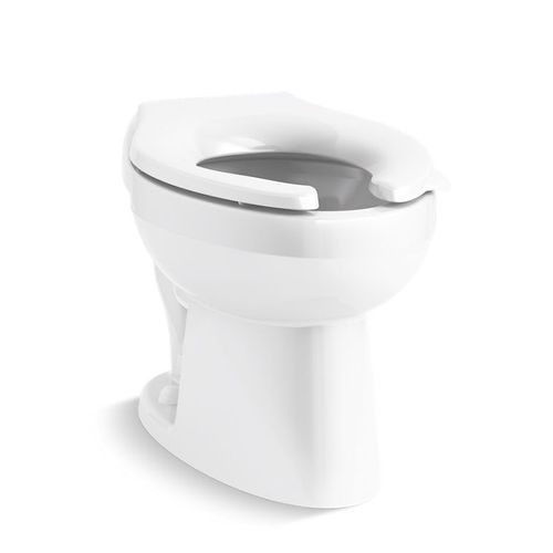 Main product image of Wellcomme Ultra Floor-Mount Rear Spud Antimicrobial Flushometer Bowl (White)