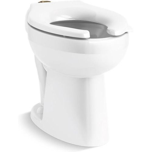 Main product image of Highcliff Ultra Floor-Mount Top Spud Flushometer Bowl (White), K-96057-0