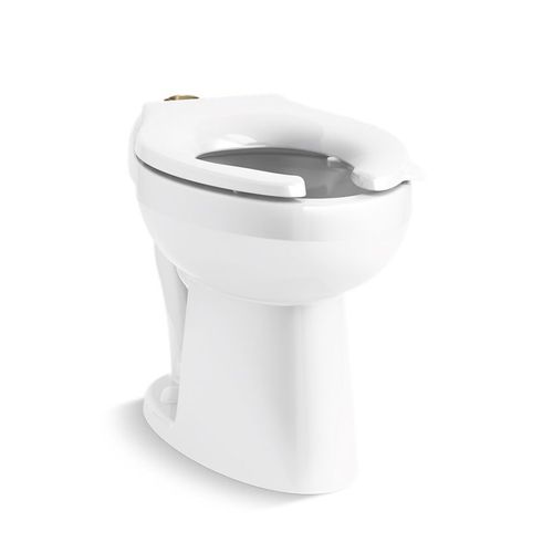 Main product image of Highcliff Ultra Floor-Mount Top Spud Flushometer Bowl with Lugs (White), K-96057-L-0