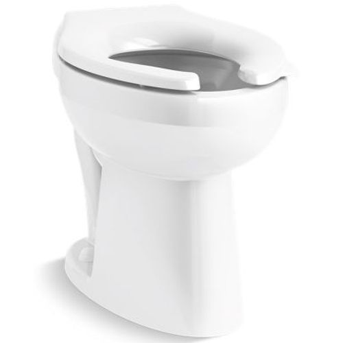 Main product image of Highcliff Ultra Floor-Mount Rear Spud Flushometer Bowl (White)
