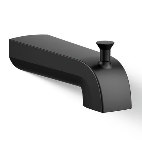 Main product image of Pitch Wall Mount Tub Spout with Diverter (Matte Black), K-97089-BL