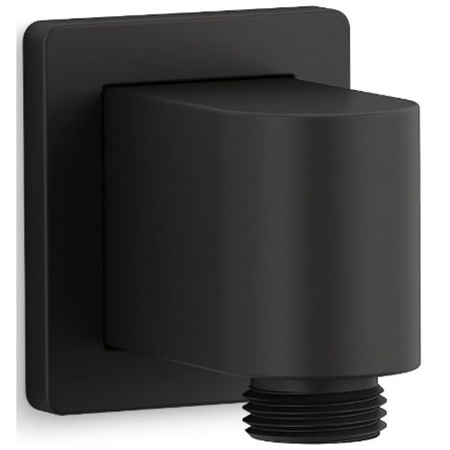 Main product image of Awaken Wall Supply Elbow for Hand Shower w/ Check Valve (Matte Black), K-98351-BL