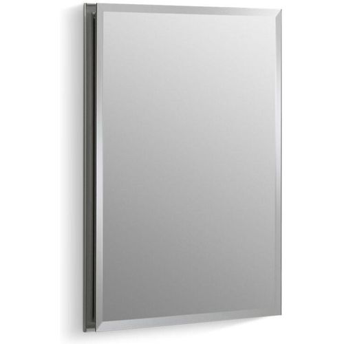 Main product image of 16" W x 20" H Aluminum Single-Door Medicine Cabinet with Mirrored Door