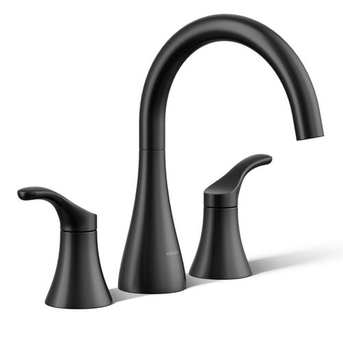 Main product image of Simplice Two Handle Deck Mount Bathroom Faucet, Trim Only (Matte Black), K-T26426-4-BL