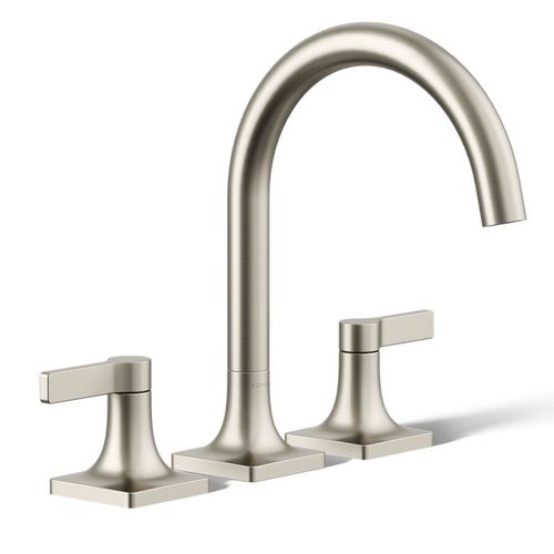 Main product image of Venza Two Handle Deck Mount Bathroom Faucet, Trim Only (Brushed Nickel), K-T28131-4-BN