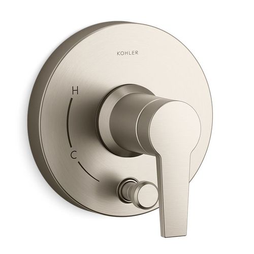 Main product image of Pitch Rite-Temp Valve Trim with Push-Button Diverter (Brushed Nickel)