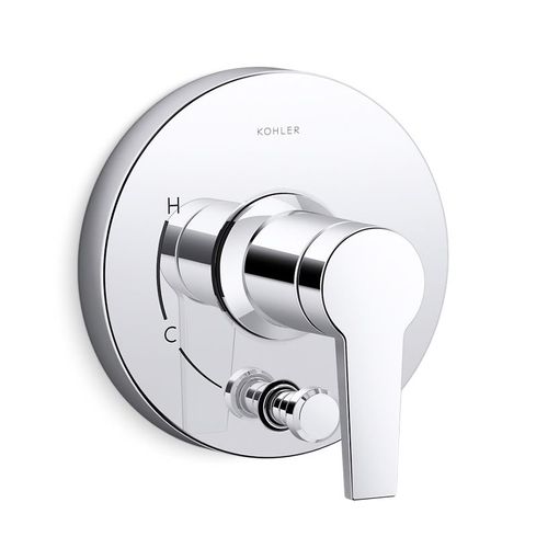 Main product image of Pitch Rite-Temp Valve Trim with Push-Button Diverter (Polished Chrome)
