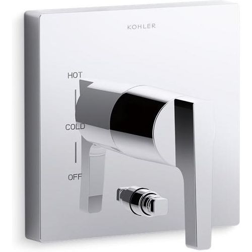 Main product image of Honesty Rite-Temp Valve Trim with Push-Button Diverter (Polished Chrome)