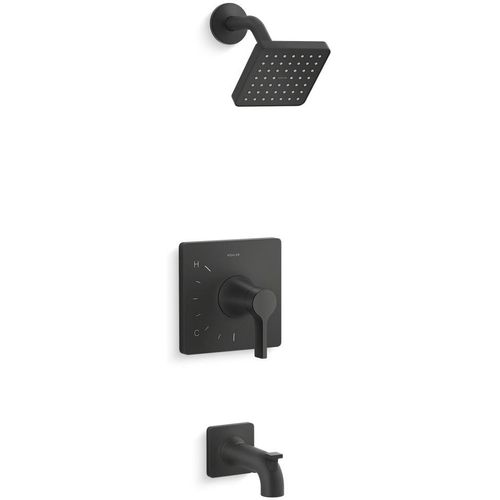 Main product image of Venza Rite-Temp Bath and Shower Trim Kit, 1.75 GPM (Matte Black)