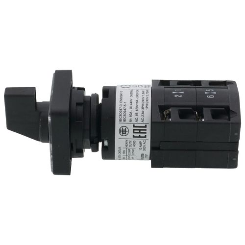 Main product image of Harmony K Cam Voltmeter Switch, 16mm/22mm, 4 Steps + Position 0 (10A, 45 Deg)
