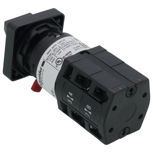 Main product image of Harmony K Cam Voltmeter Switch, 16mm/22mm, 4 Steps + Position 0 (10A, 45 Deg)