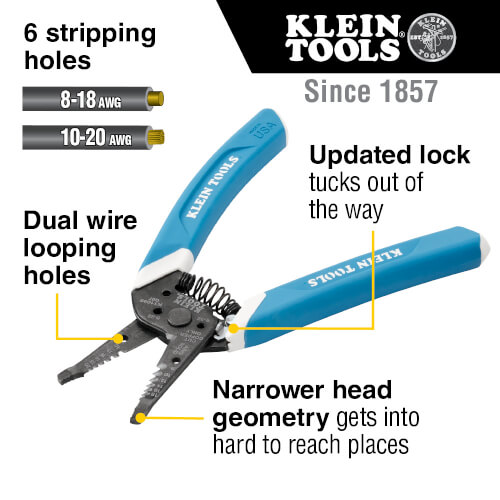 Main product image of Klein-Kurve Wire Stripper/Cutter 8-20 AWG