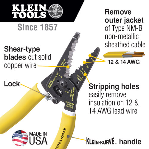 Main product image of Klein-Kurve Dual NM Cable Stripper/Cutter