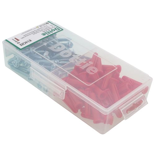 Main product image of #12 Red Conical Anchor Kit w/ Hex Head Combo Drive Screws (101 pieces)